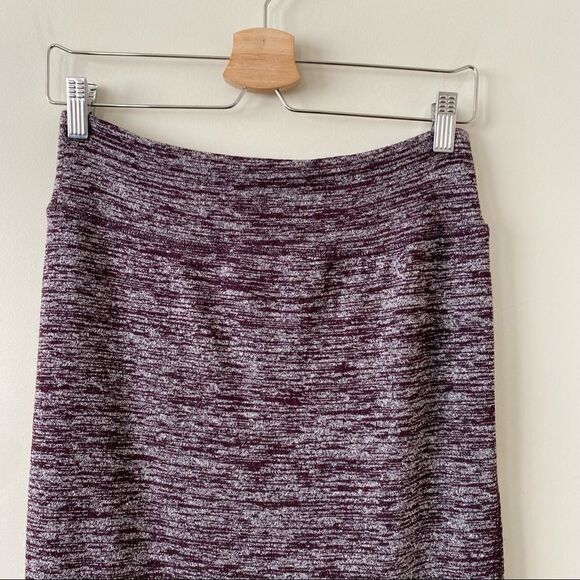 Aritiza-Wilfred Free Shields Heather Purple Midi Wrap Skirt (Medium) - Picture 4 of 8